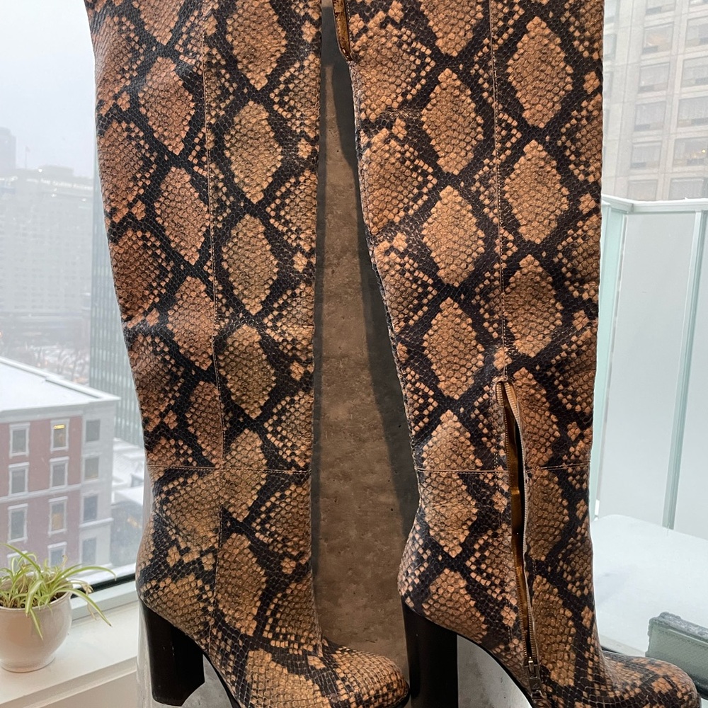 Reptile Patterned Boots